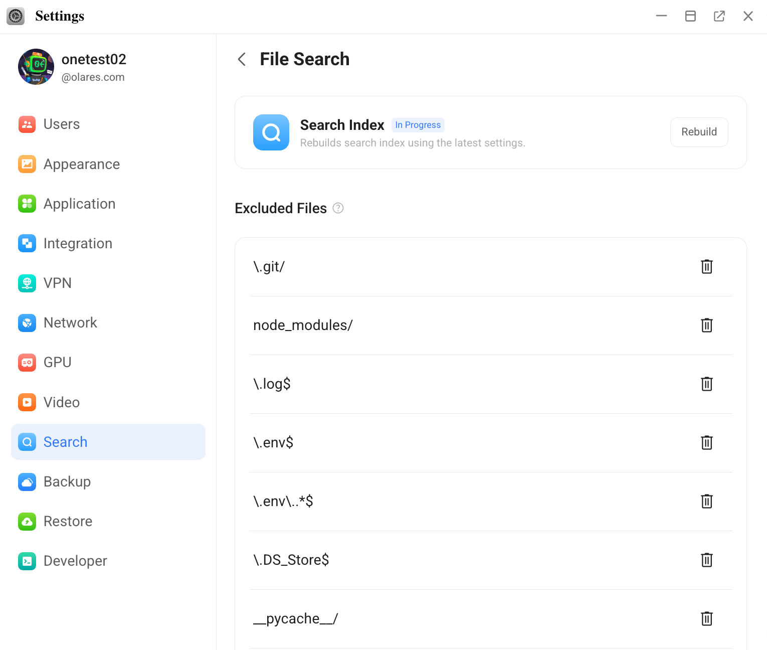 File search