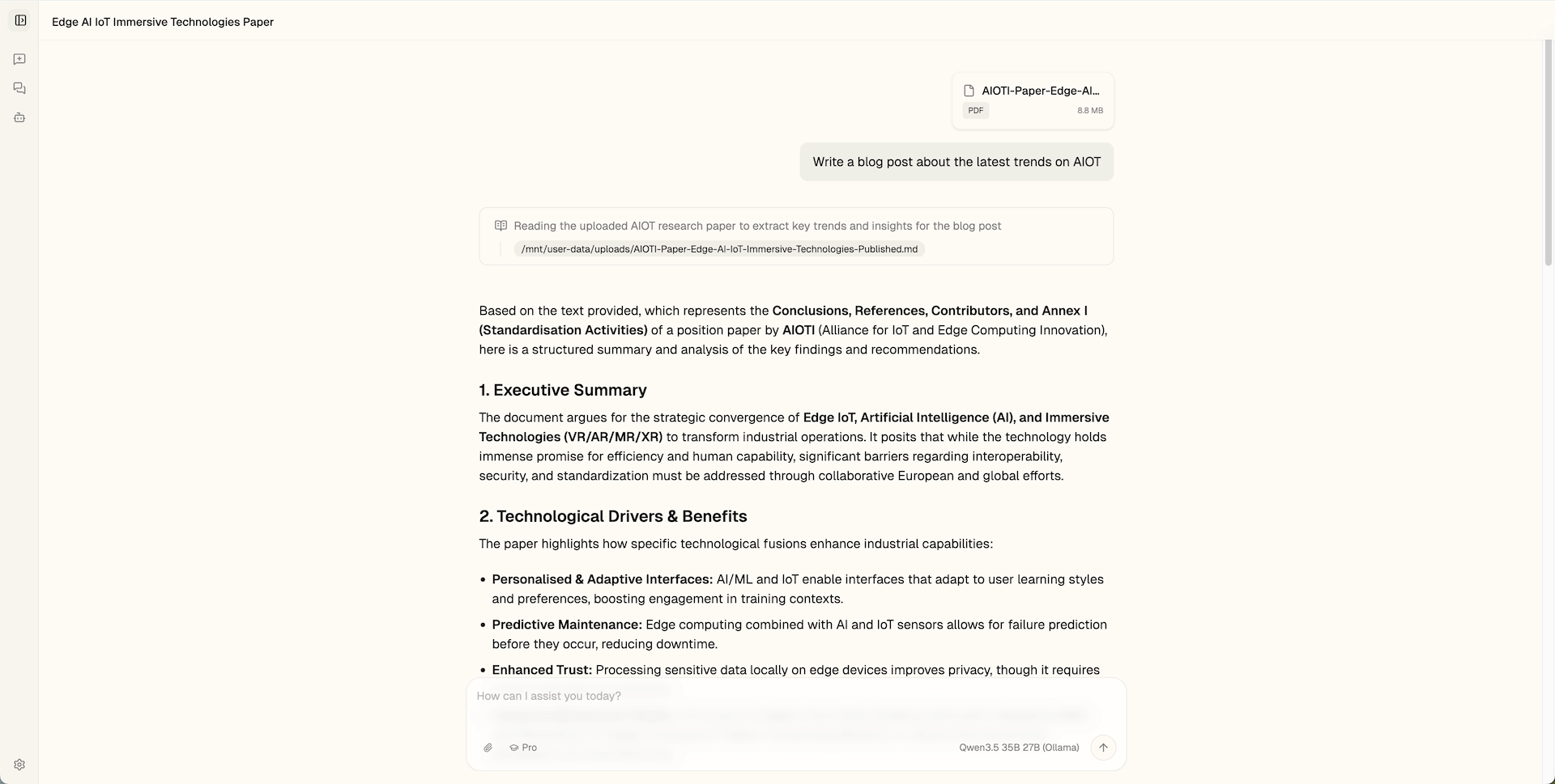 Upload attachments