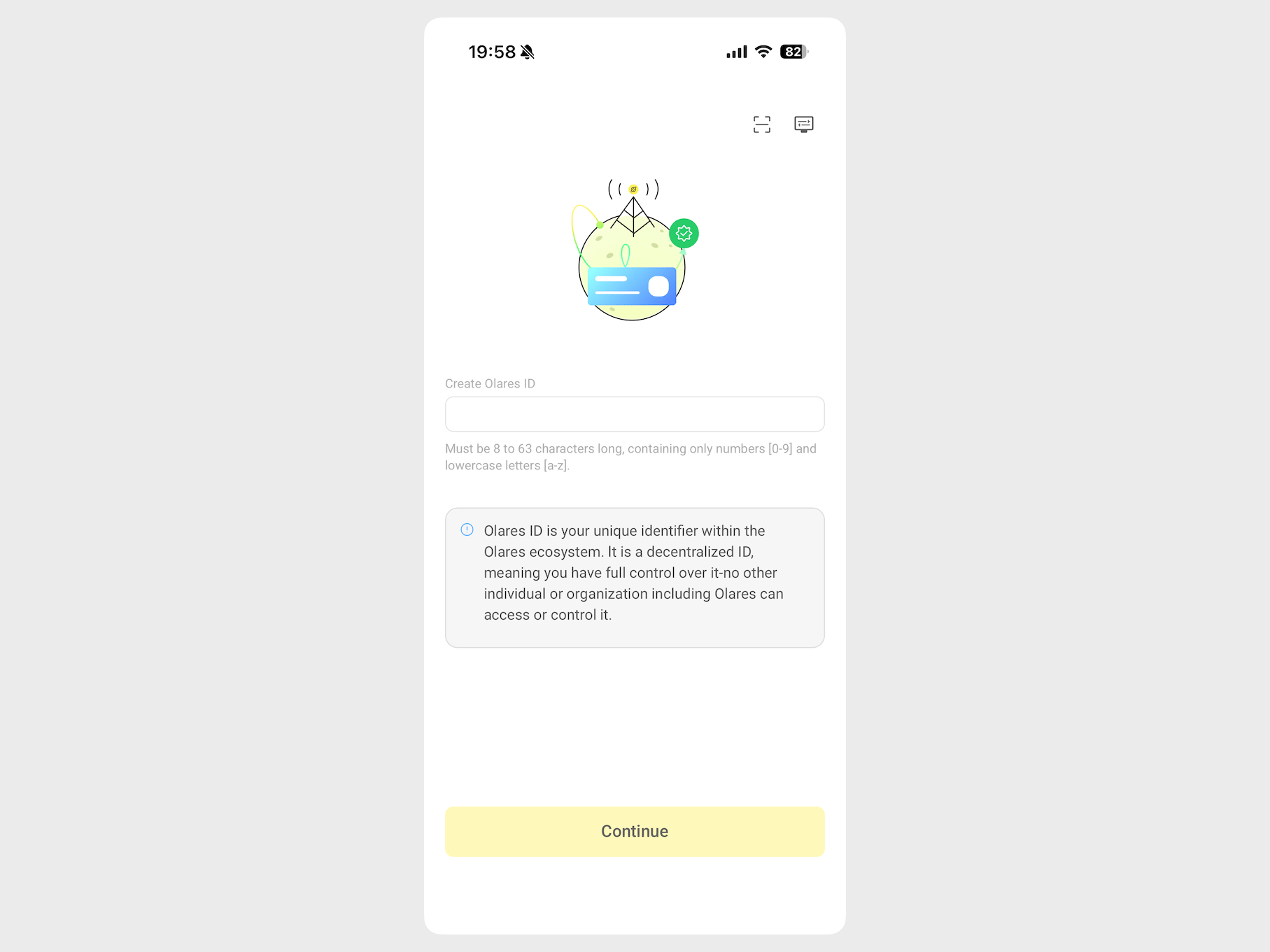 Create Olares ID