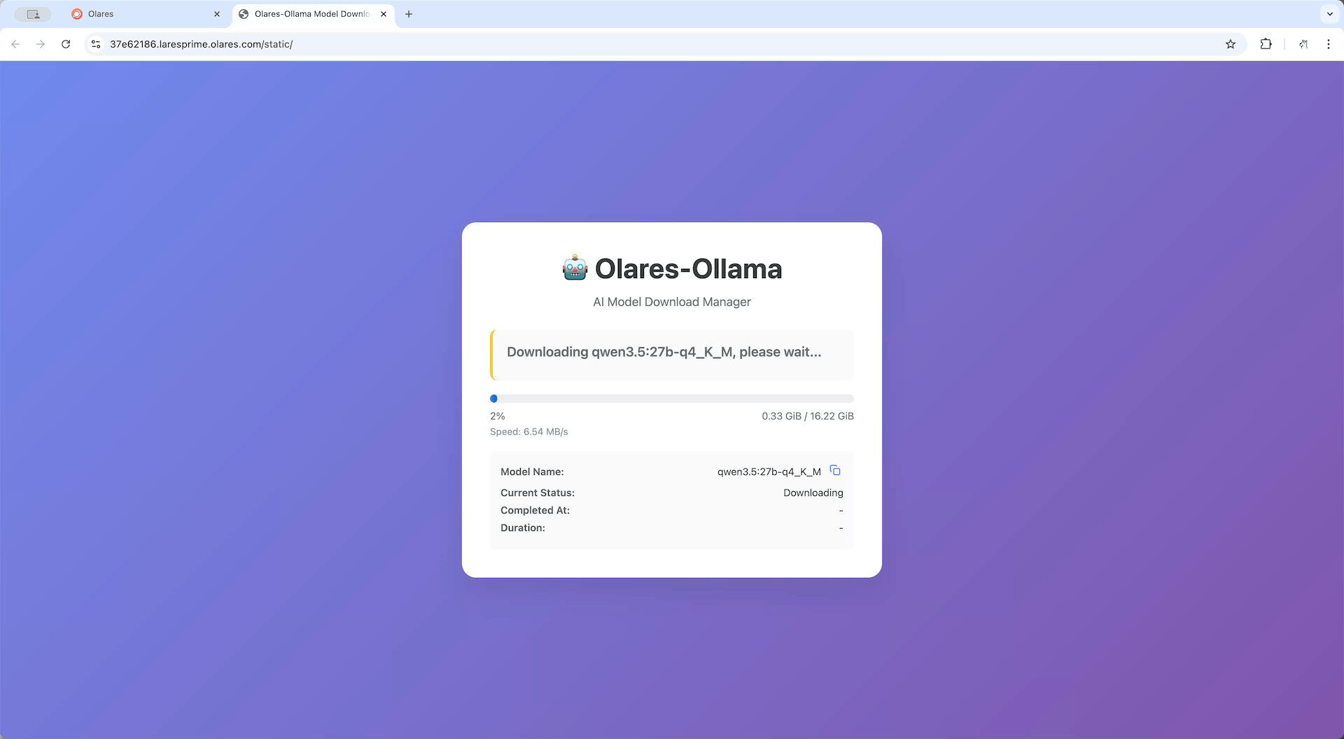 Downloading Qwen3.5 27B
