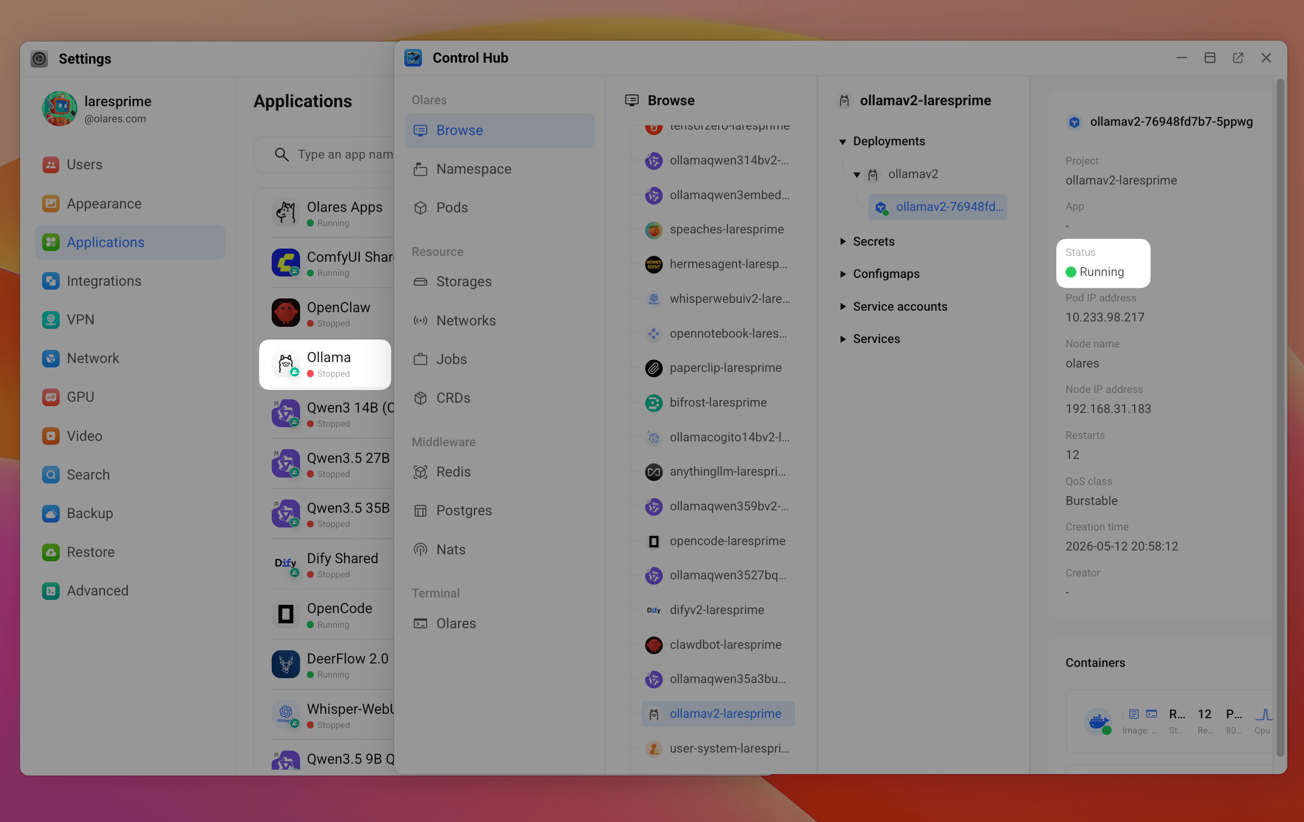Inconsistent app status