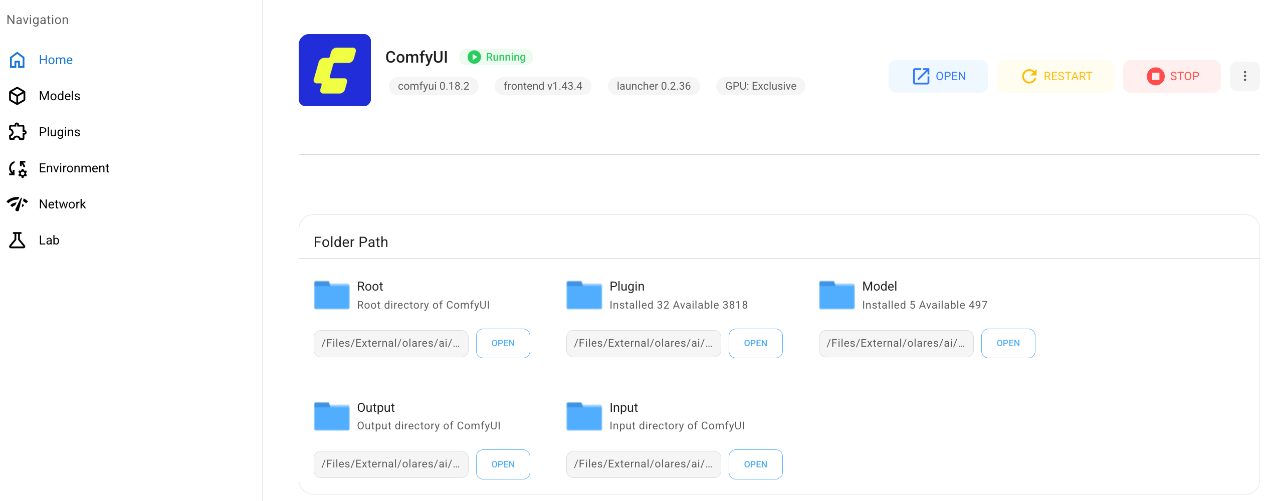 Stop ComfyUI service