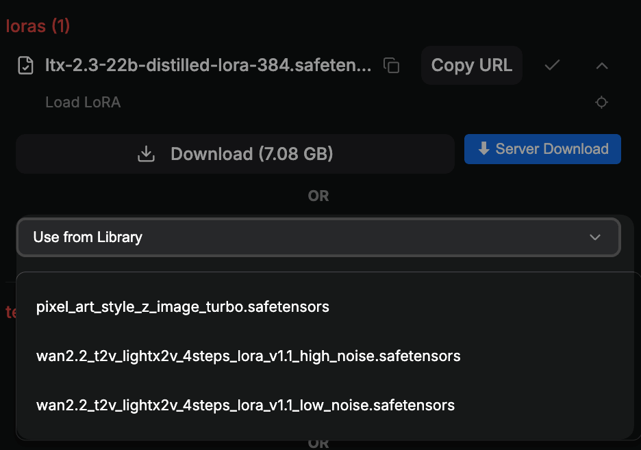 Use from library