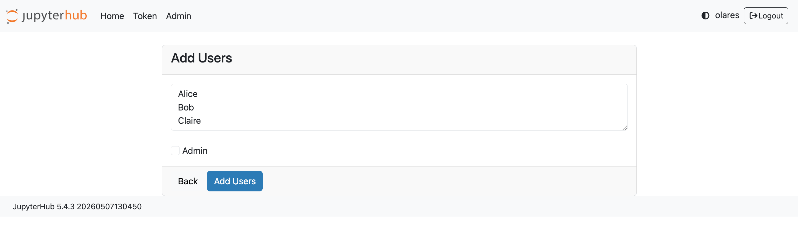 Add users
