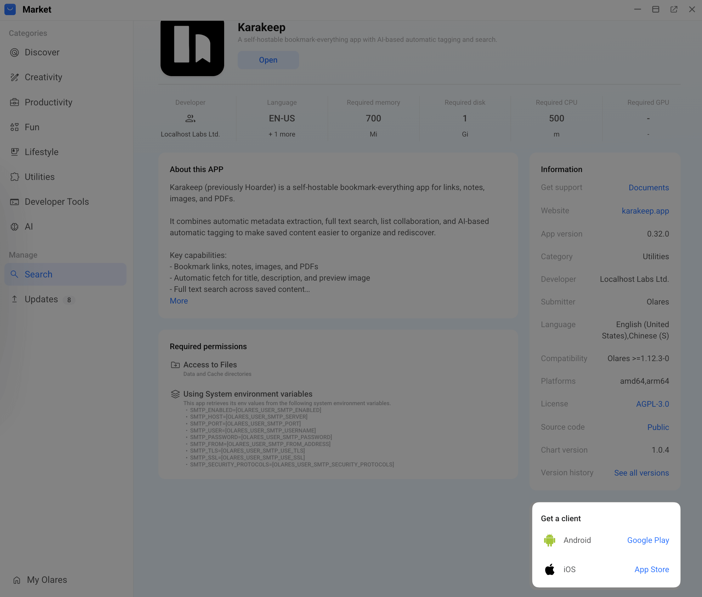 Karakeep mobile app download