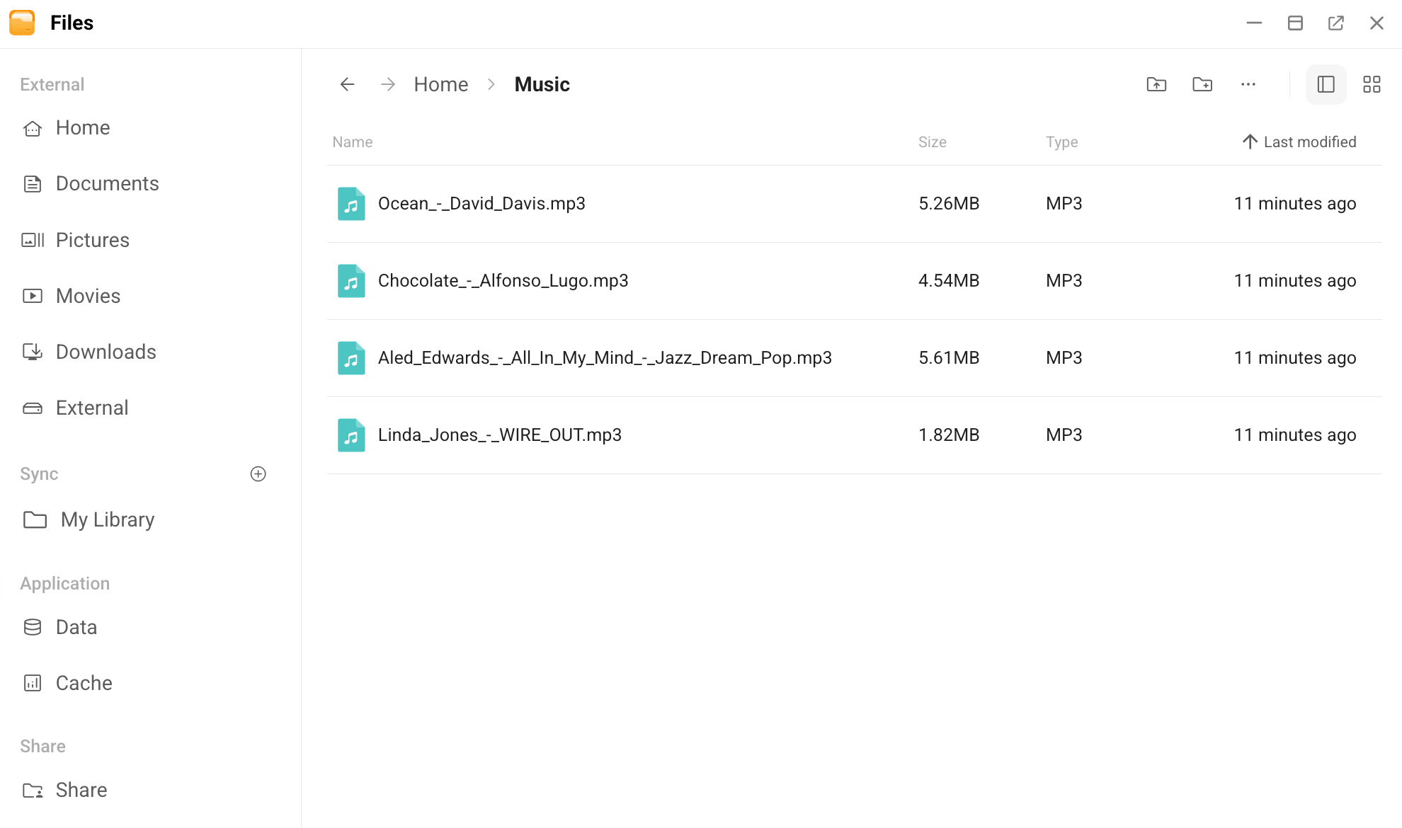 Upload music to Home/Music
