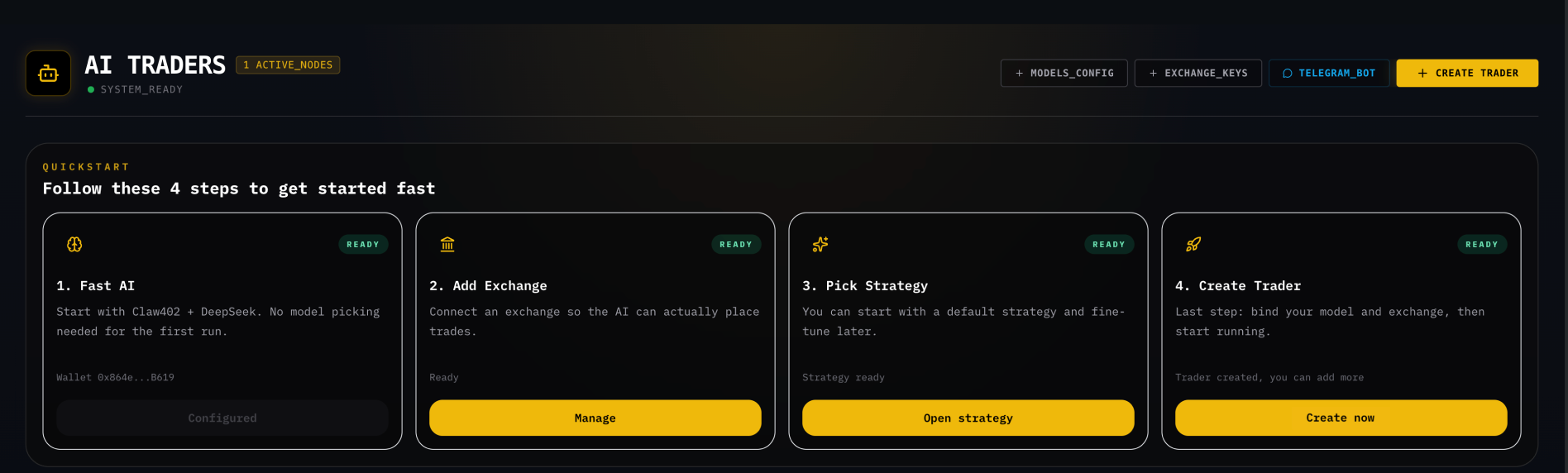 Create trader