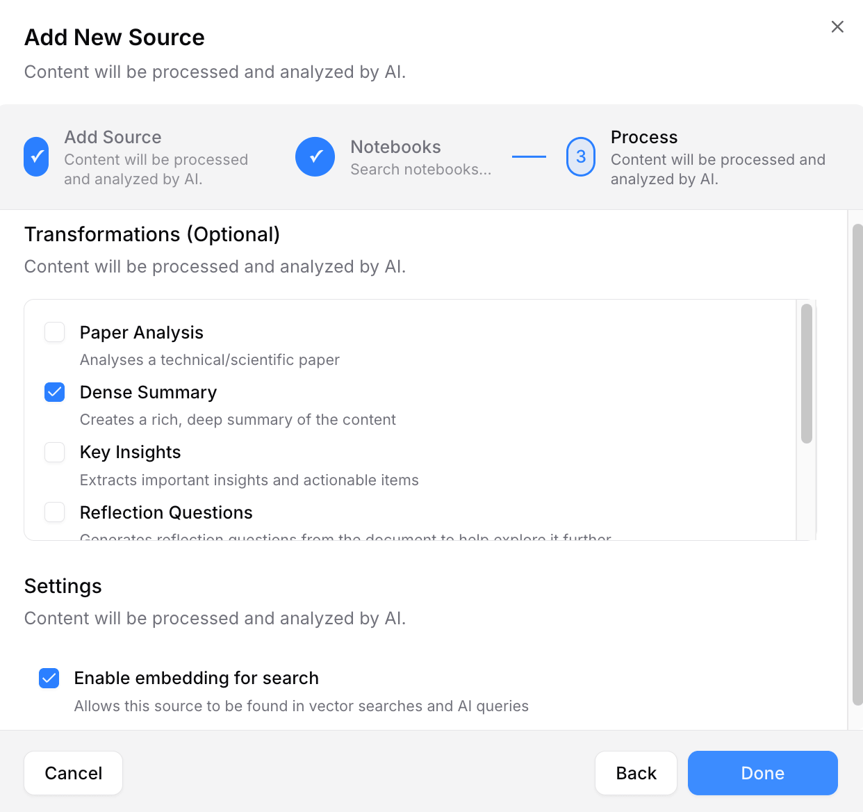 Add first source