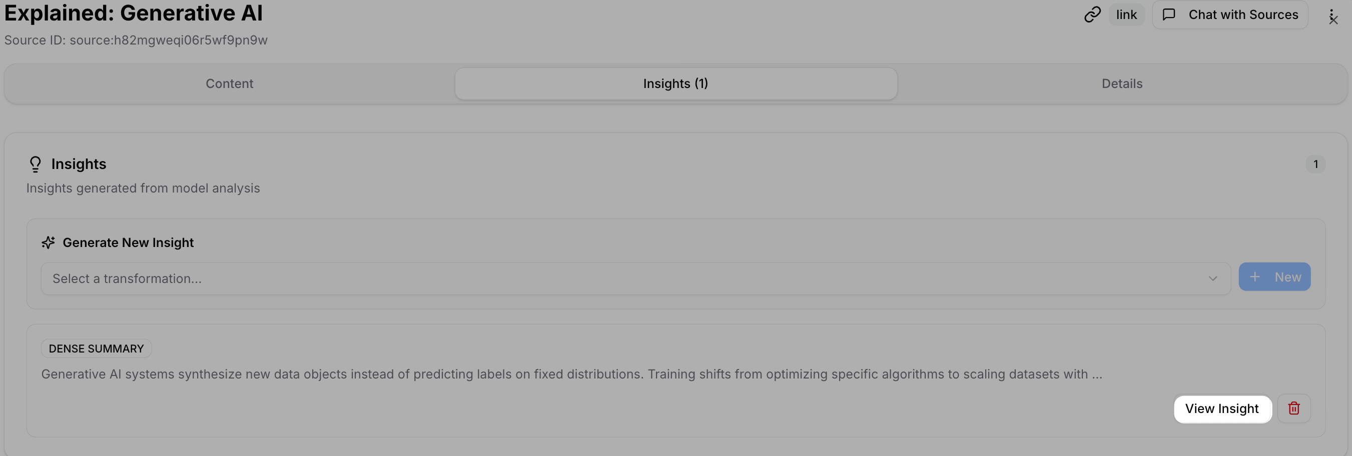 Review insight