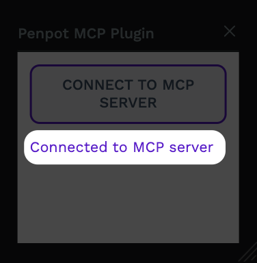 Penpot plugin connected