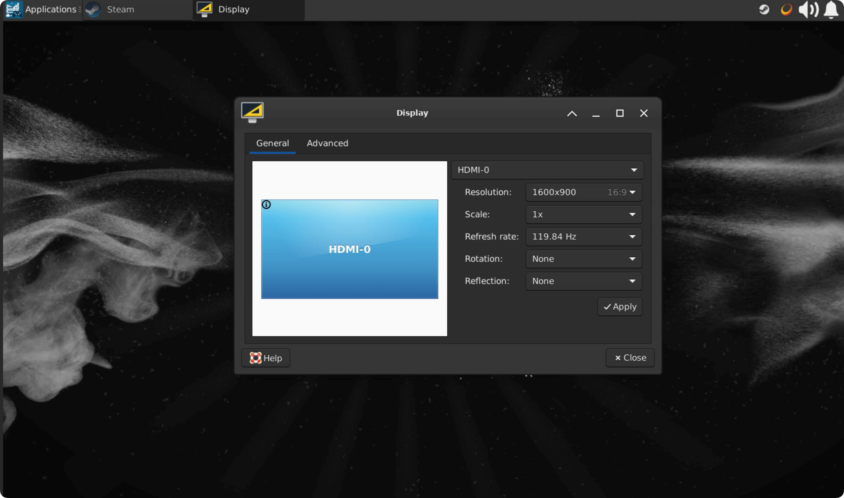 Display in Steam Headless