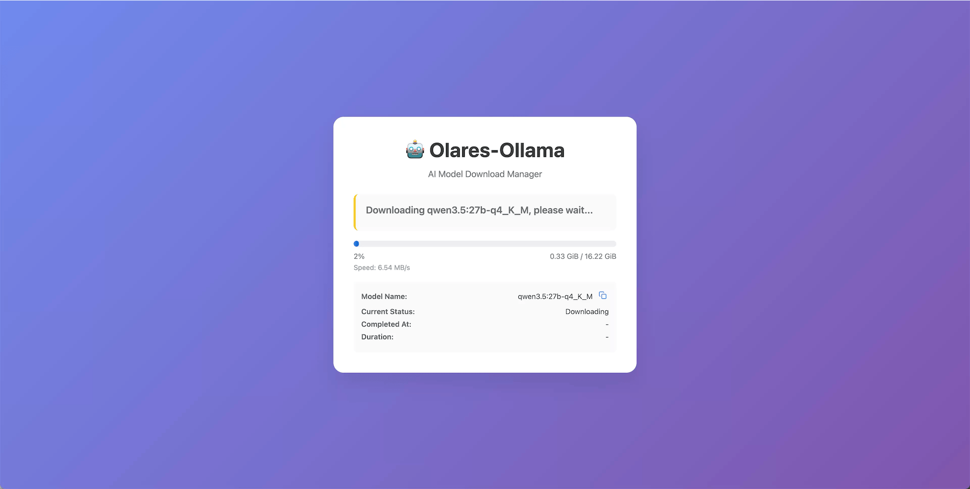 Downloading Qwen3.5 27B