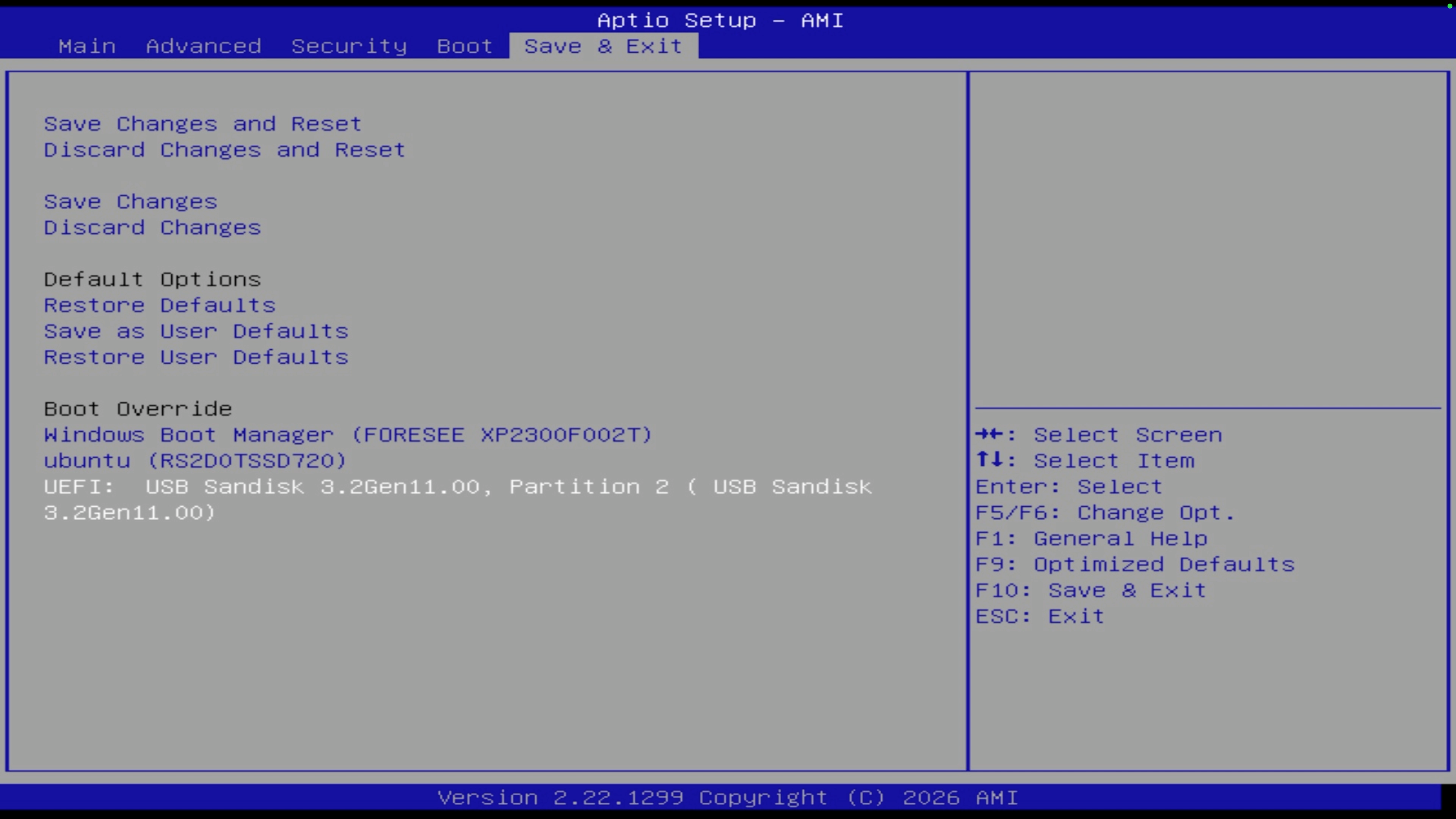 Select Ubuntu USB on Boot menu in BIOS