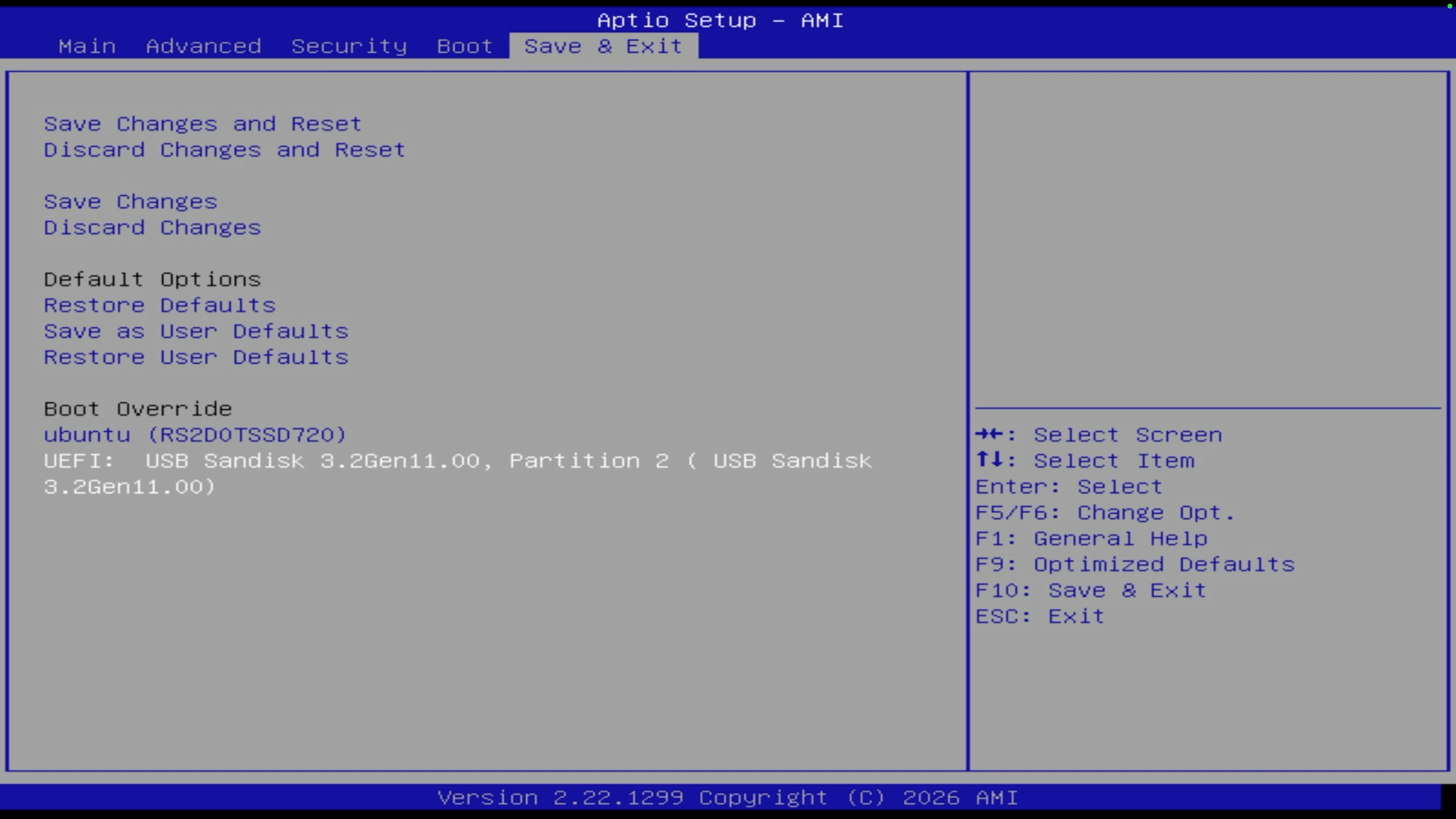 Select Ubuntu USB on Boot menu in BIOS